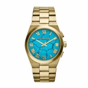 blue michael kors watch